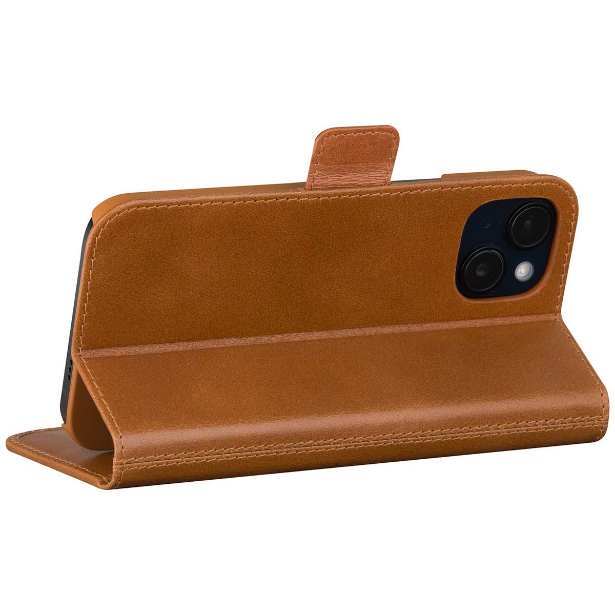 Copenhagen Bookcase voor de iPhone 15 - Bruin