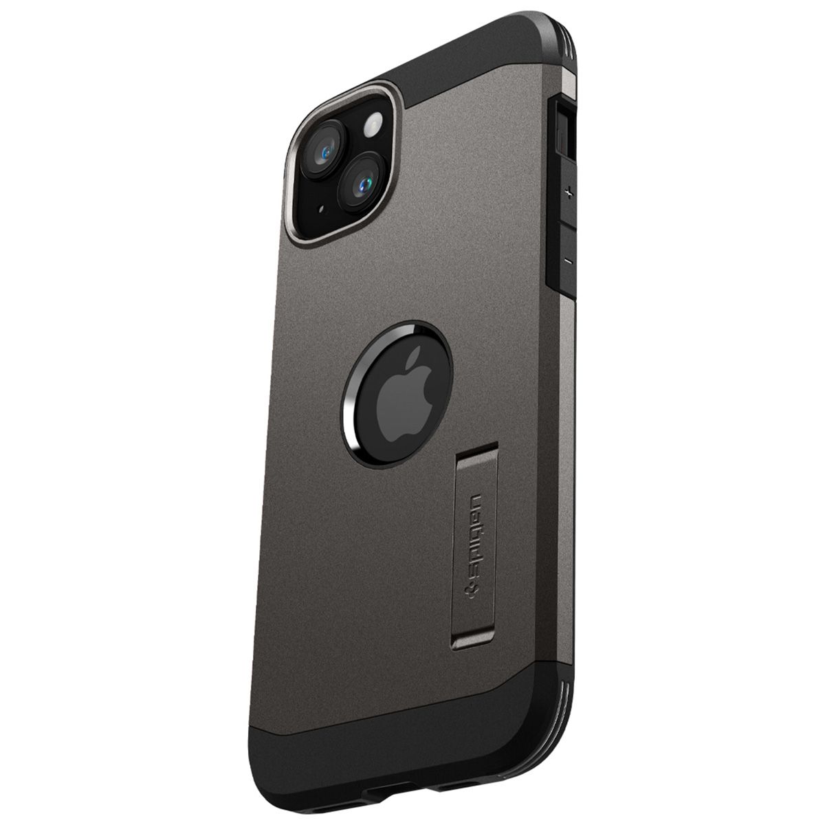 Spigen Tough Armor Backcover MagSafe voor de iPhone 15 - Gunmetal