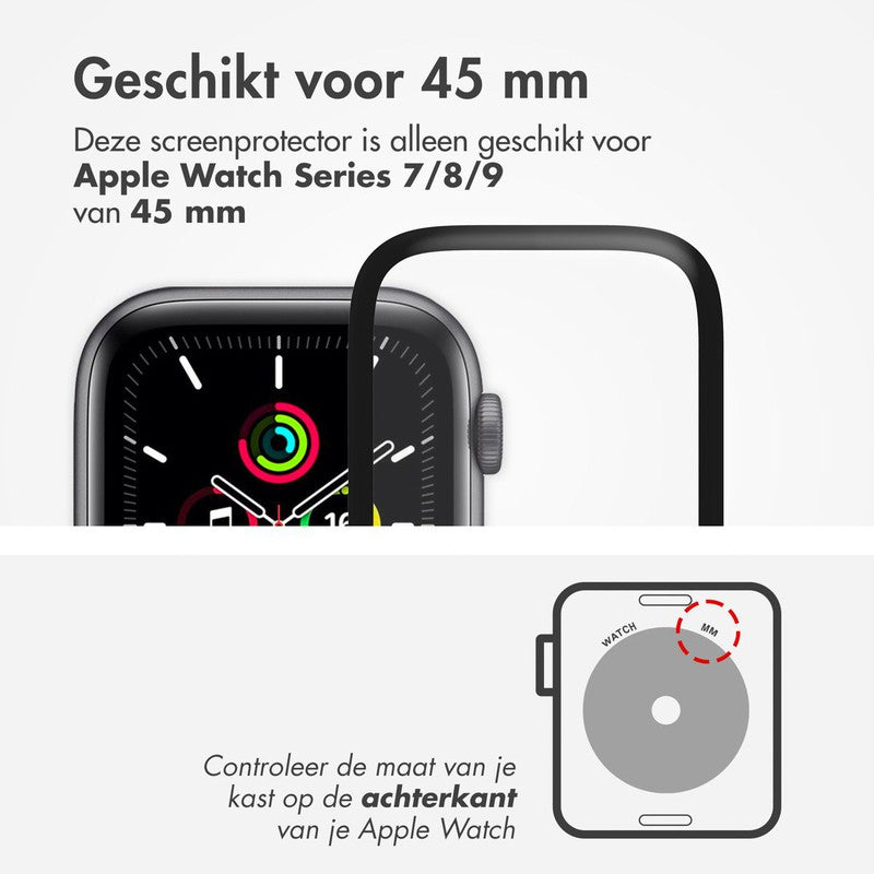 Accezz 2x Screenprotector met applicator voor de Apple Watch Series 1-3 - 38 mm