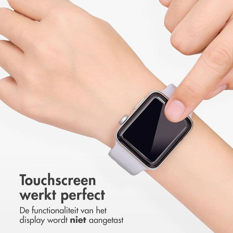 Accezz 2x Screenprotector met applicator voor de Apple Watch Series 1-3 - 38 mm