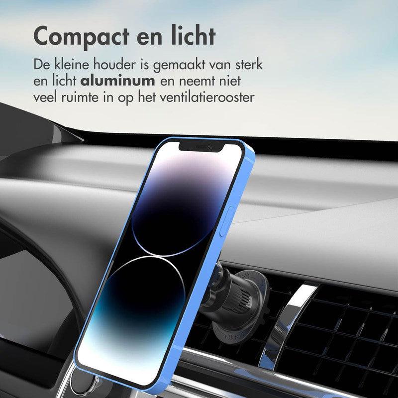 Accezz EasyLock telefoonhouder auto - Ventilatierooster - Universeel - 360 graden draaibaar