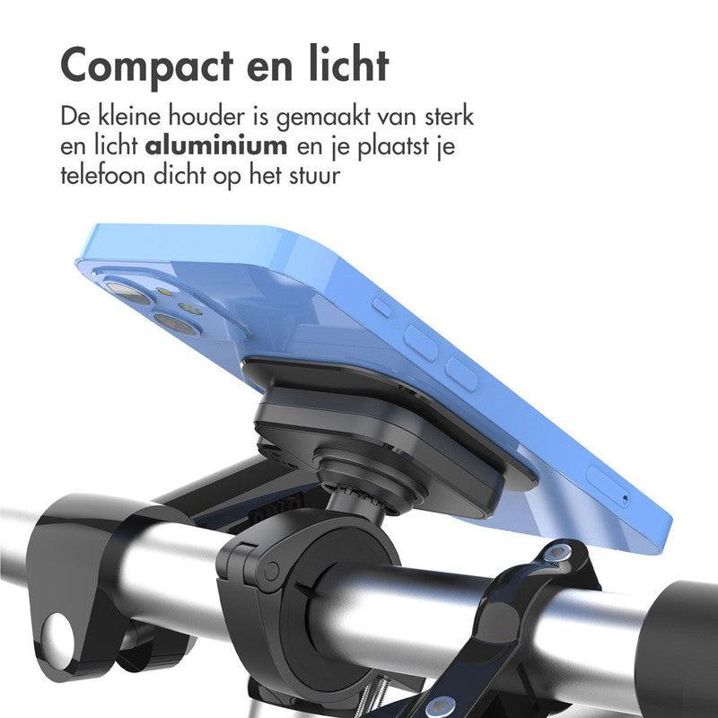 Accezz EasyLock telefoonhouder fiets - inclusief hoesje voor je iPhone - Aluminium - 360 graden draaibaar