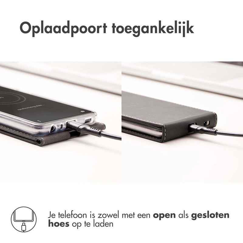 Accezz Flipcase hoesje - Zwart