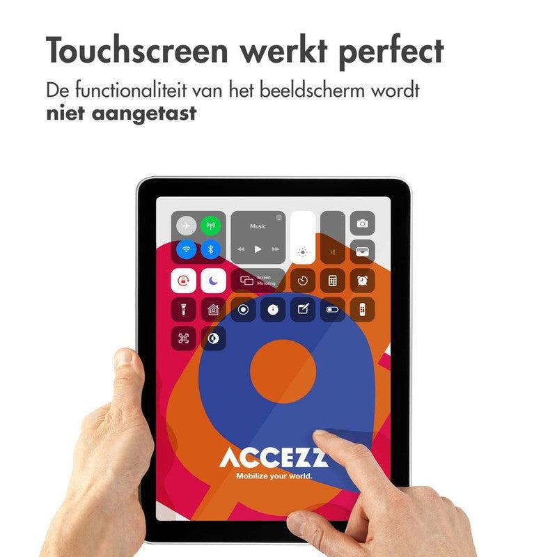 Accezz Glass screenprotector + Applicator voor de iPad 10 (2022) 10.9 inch