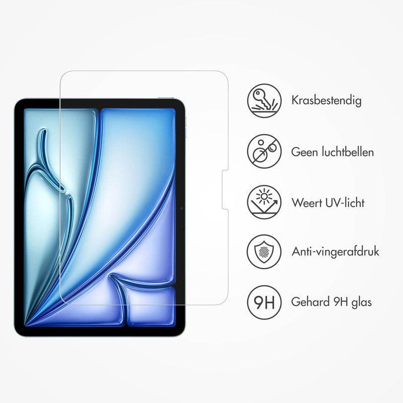 Accezz Glass screenprotector + Applicator voor de iPad Air 11 inch (2024) M2