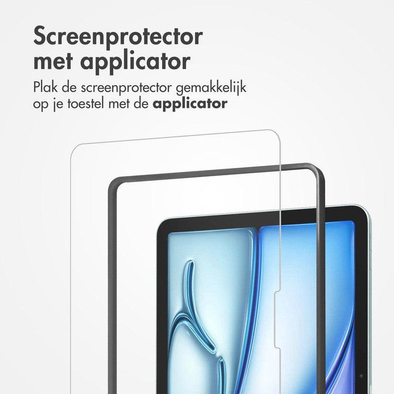 Accezz Glass screenprotector + Applicator voor de iPad Air 11 inch (2024) M2