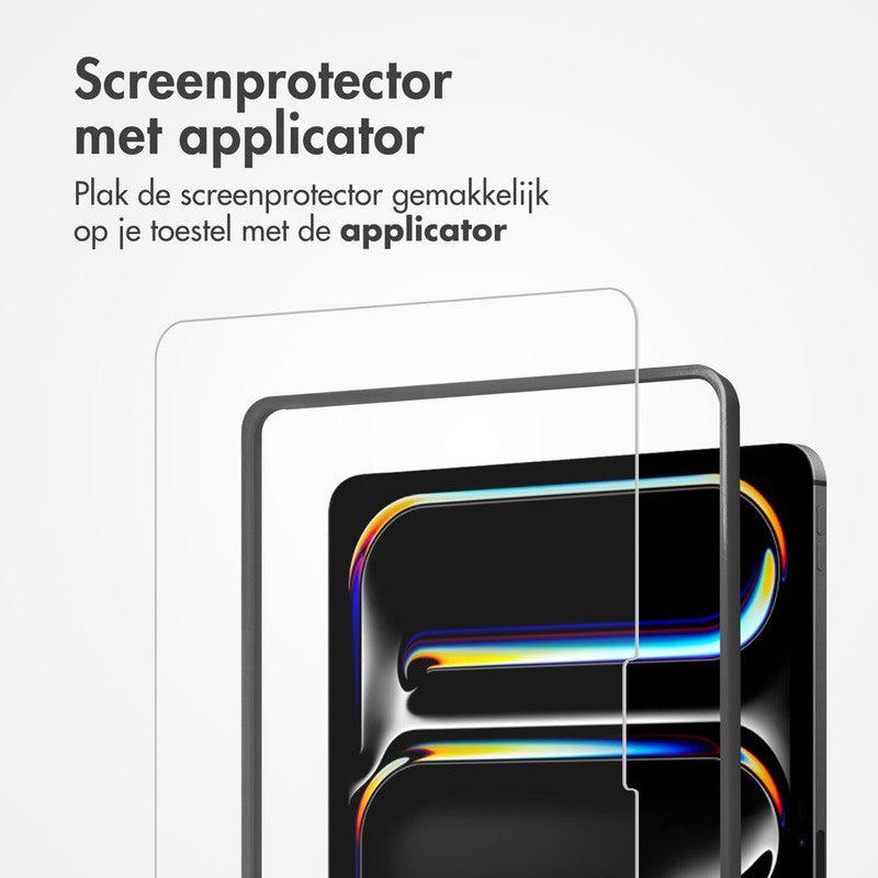 Accezz Glass screenprotector + Applicator voor de iPad Air 13 inch (2024) M2