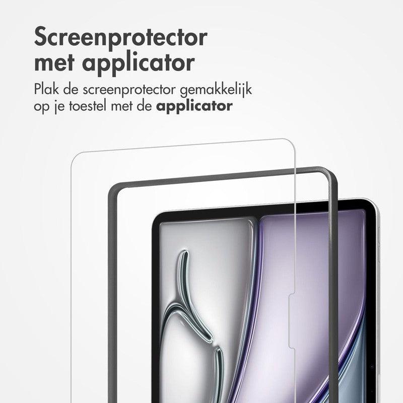 Accezz Glass screenprotector + Applicator voor de iPad Pro 11 (2024) M4