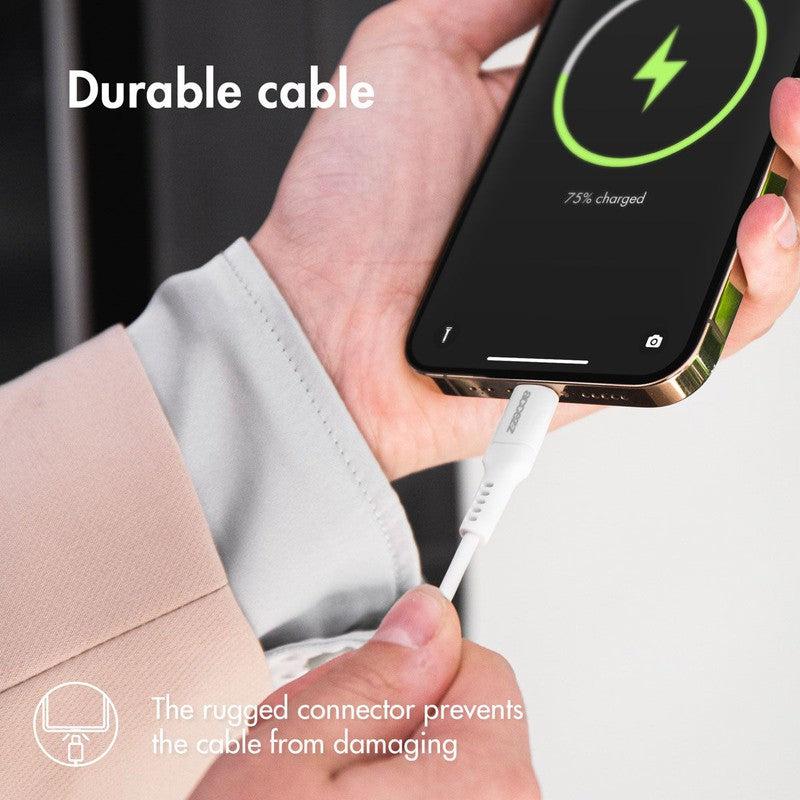 Accezz Lightning naar USB-C kabel - MFi certificering - 2 meter - Wit