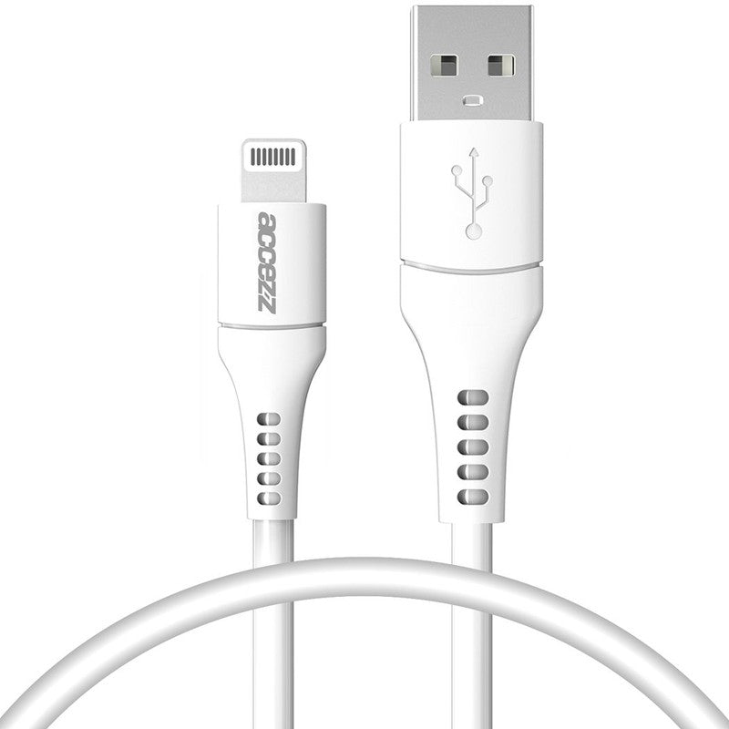 Accezz Lightning naar USB kabel - MFi certificering - 1 meter - Wit