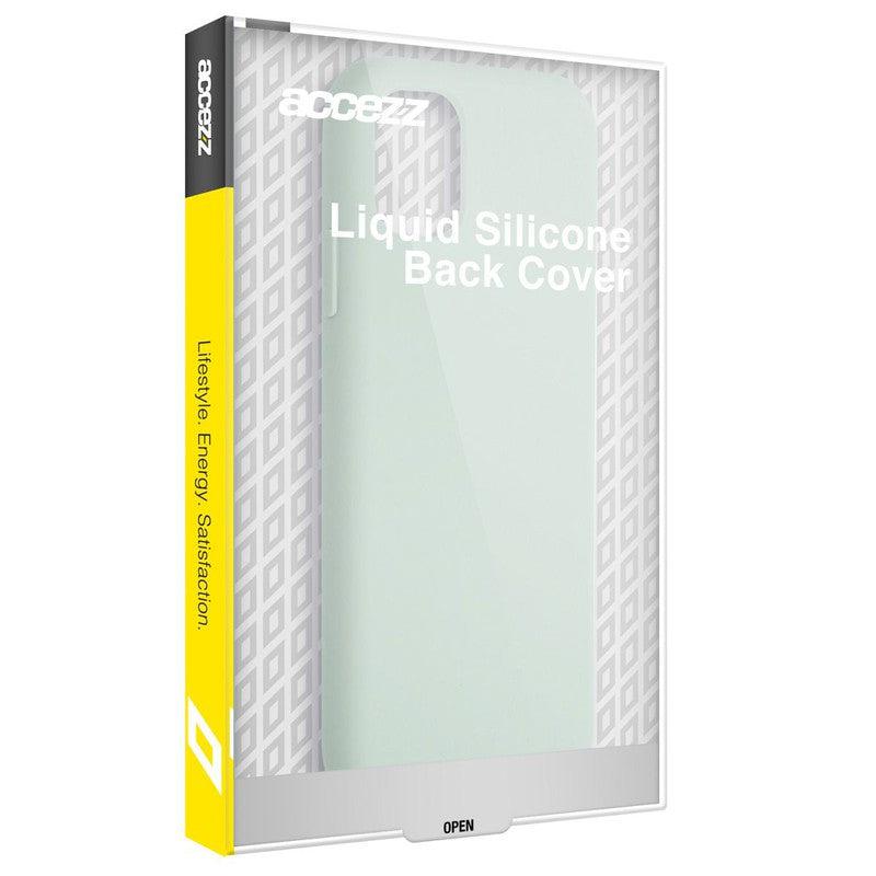 Accezz Liquid Silicone Backcover - BlueSky