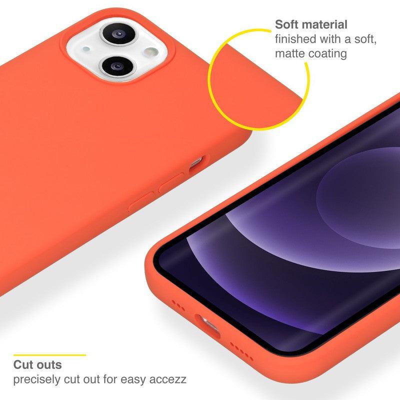 Accezz Liquid Silicone Backcover - Nectarine