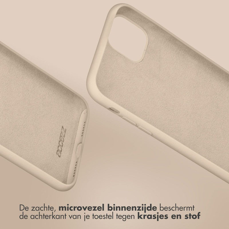 Accezz Liquid Silicone Backcover - Stone