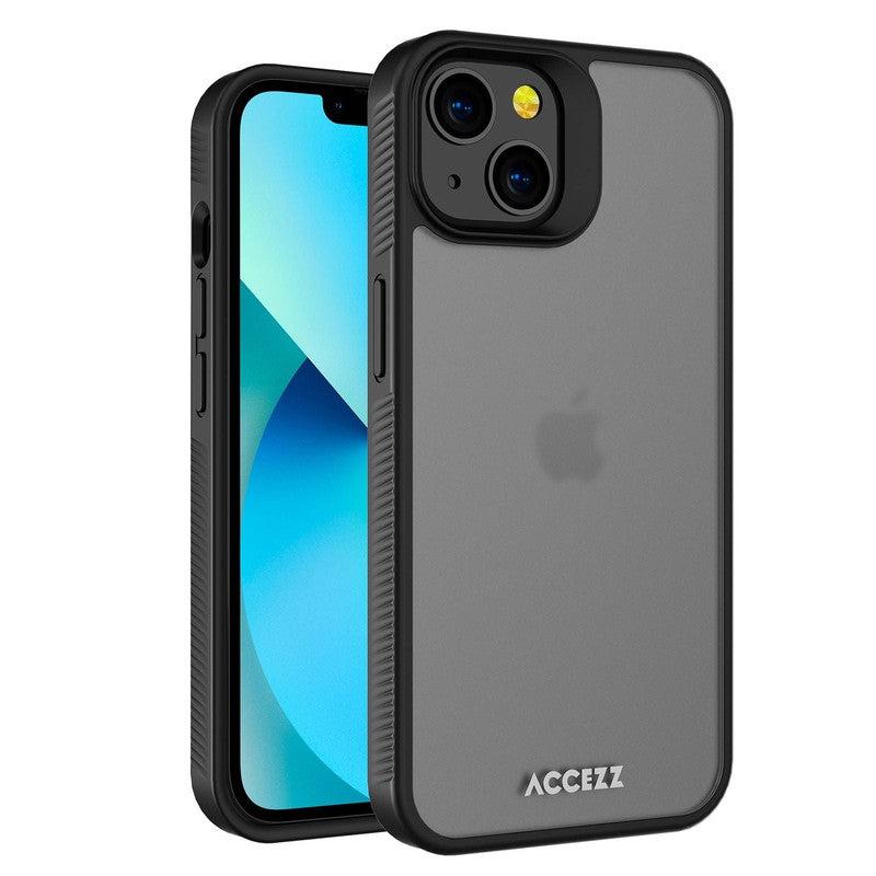 Accezz Rugged Frosted Backcover - Zwart