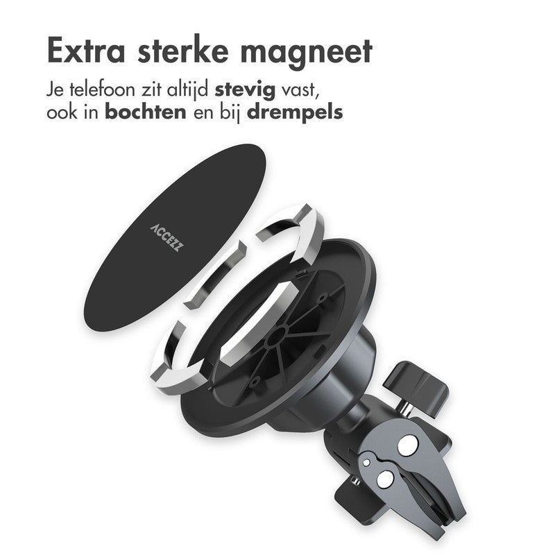 Accezz Telefoonhouder auto - MagSafe - Inclusief Magnetische Cirkel - Ventilatierooster