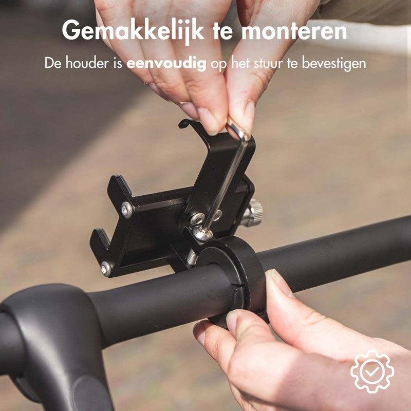 Accezz Telefoonhouder fiets - Verstelbaar - Universeel - Aluminium