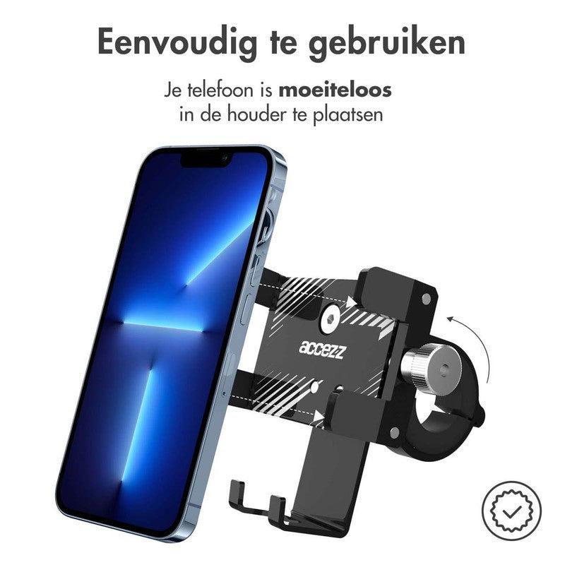 Accezz Telefoonhouder fiets - Verstelbaar - Universeel - Aluminium