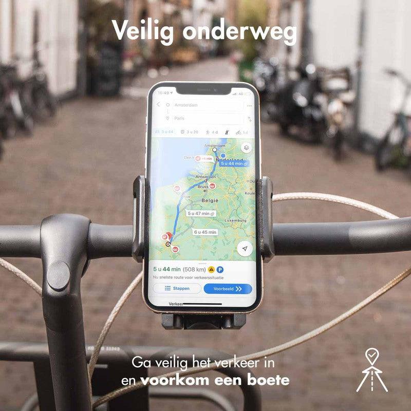 Accezz Telefoonhouder fiets - Verstelbaar - Universeel