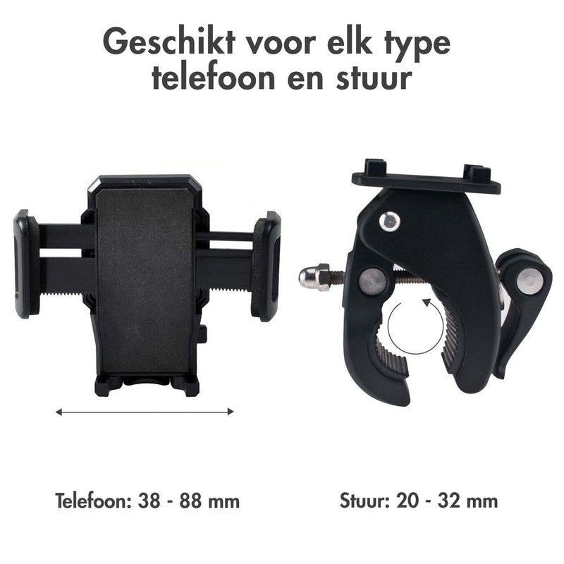 Accezz Telefoonhouder fiets - Verstelbaar - Universeel