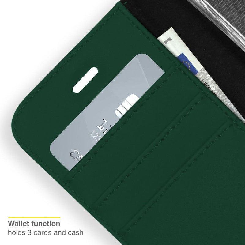 Accezz Wallet Softcase Bookcase - Groen