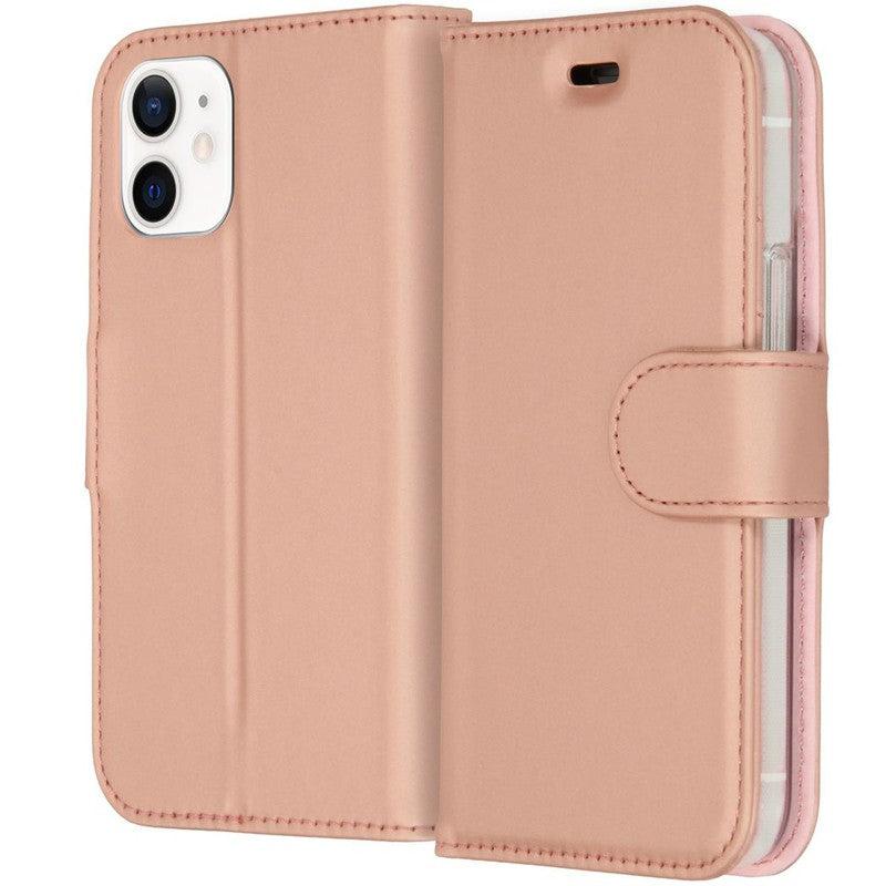 Accezz Wallet Softcase Bookcase - Rosé Goud