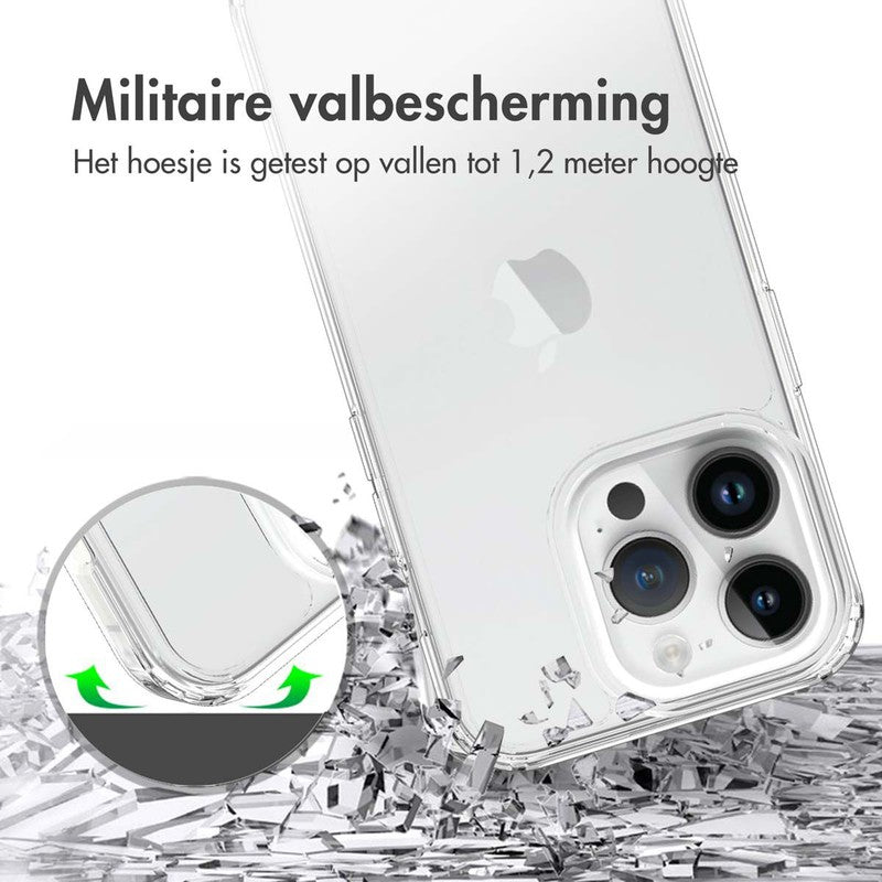 Accezz Xtreme Impact Backcover voor iPhone - Transparant