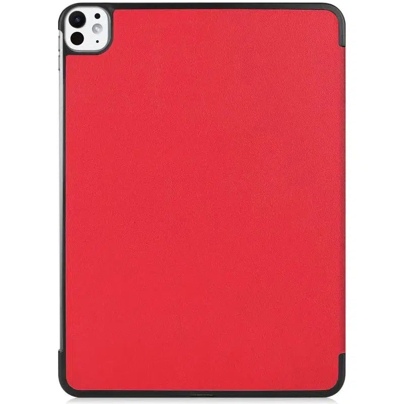 Apple iPad Pro 11 (2024) Hoes Tri-Fold Book Case met Standaard Rood