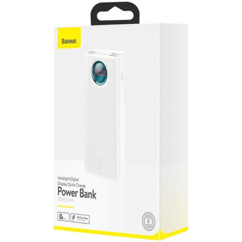 Baseus Amblight 30.000 mAh Extra Krachtige Powerbank Wit 65W