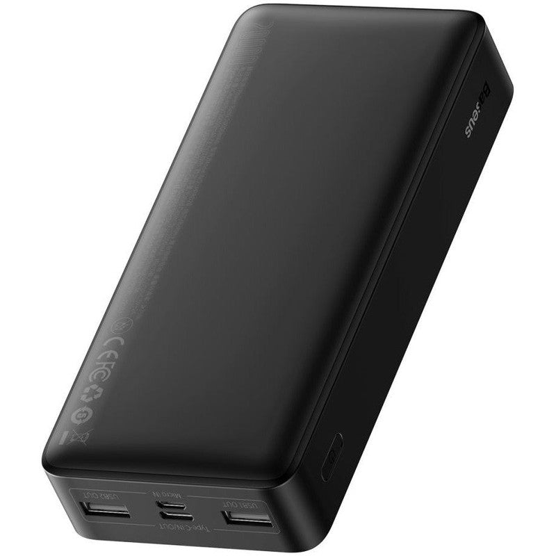 Baseus Bipow 20.000 mAh USB-C Powerbank Reisformaat Met Display Zwart