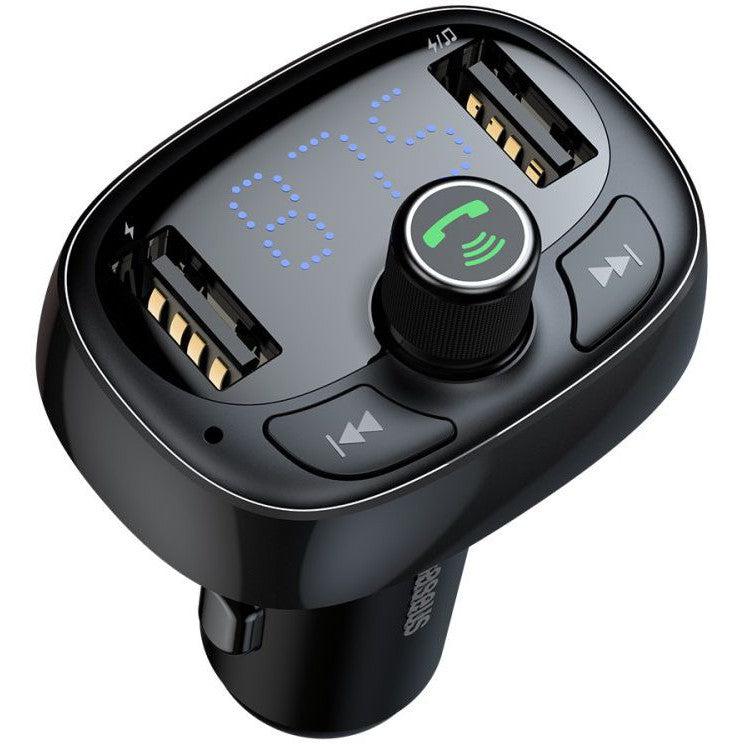 Baseus Bluetooth Muziek FM Transmitter en USB Autolader