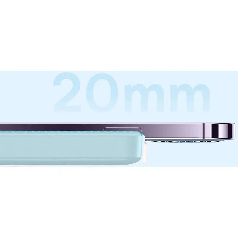 Baseus Megattach 10.000 mAh Powerbank Compact Met MagSafe Blauw 20W