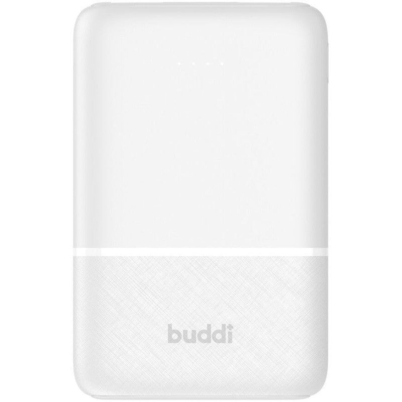 Buddi Go Powerbank USB-C Reisformaat Mini Compact 5.000 mAh Wit