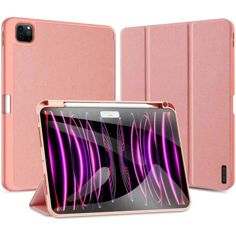 Dux Ducis Domo Apple iPad Pro 11 (2024) Hoes Tri-Fold Book Case Roze