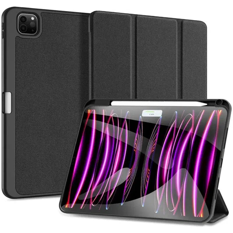 Dux Ducis Domo Apple iPad Pro 11 (2024) Hoes Tri-Fold Book Case Zwart