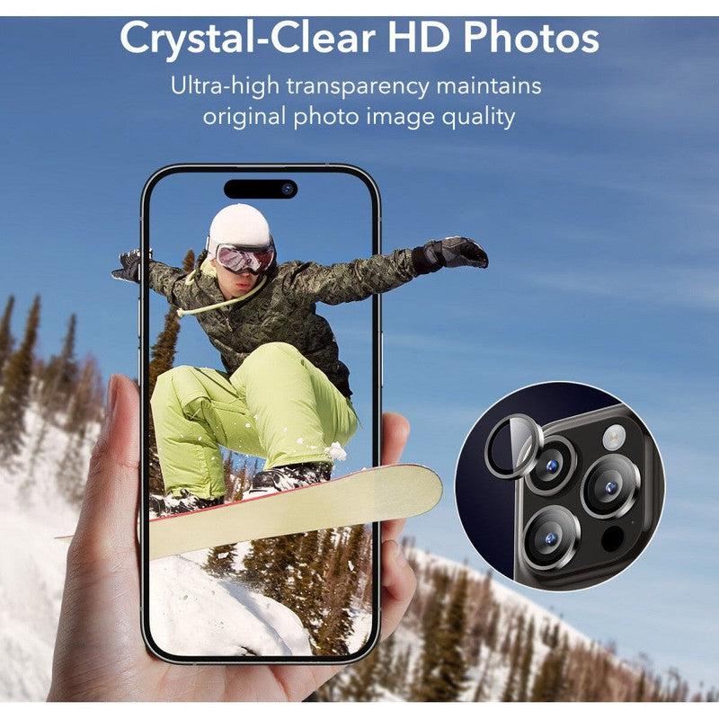 ESR Apple iPhone 15 Pro / 15 Pro Max Camera Lens Protector Chrome