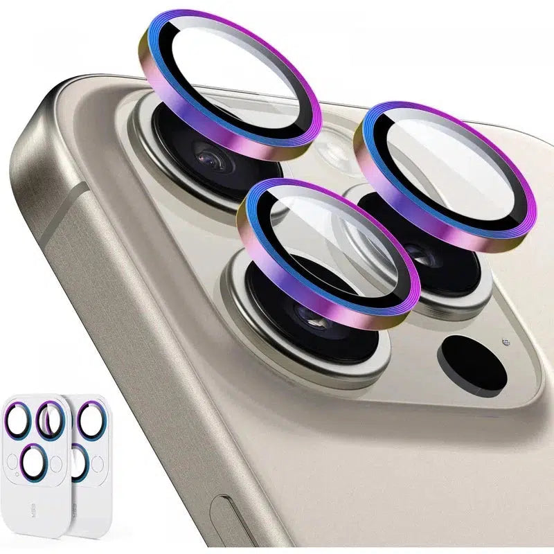 ESR Apple iPhone 15 Pro / 15 Pro Max Camera Lens Protector Chrome