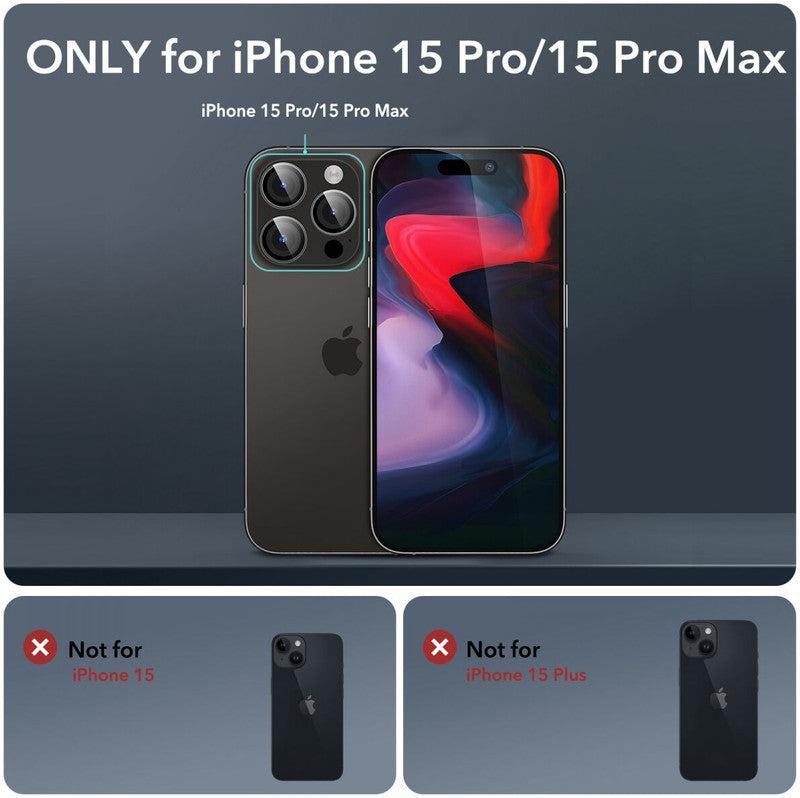 ESR Apple iPhone 15 Pro / 15 Pro Max Camera Lens Protector Transparant