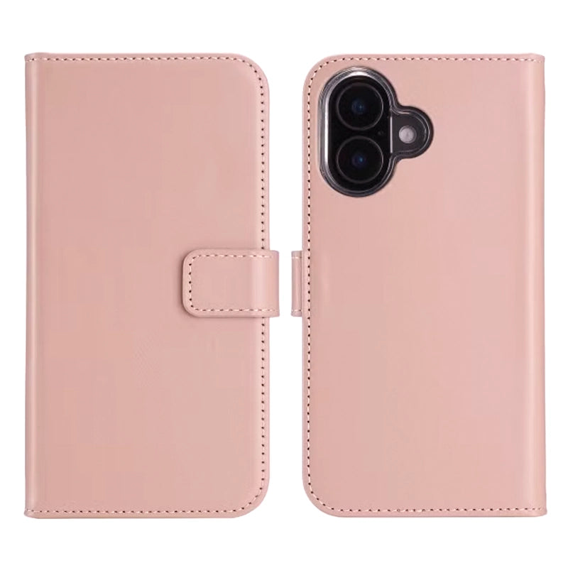 Elegante Luxe Leren iPhone Bookcase - Roze