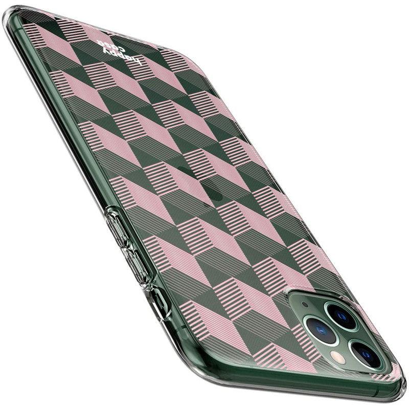 HappyCase iPhone 11 Pro Hoesje Flexibel TPU Blokjes Print