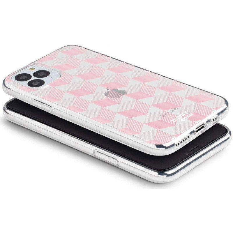 HappyCase iPhone 11 Pro Hoesje Flexibel TPU Blokjes Print