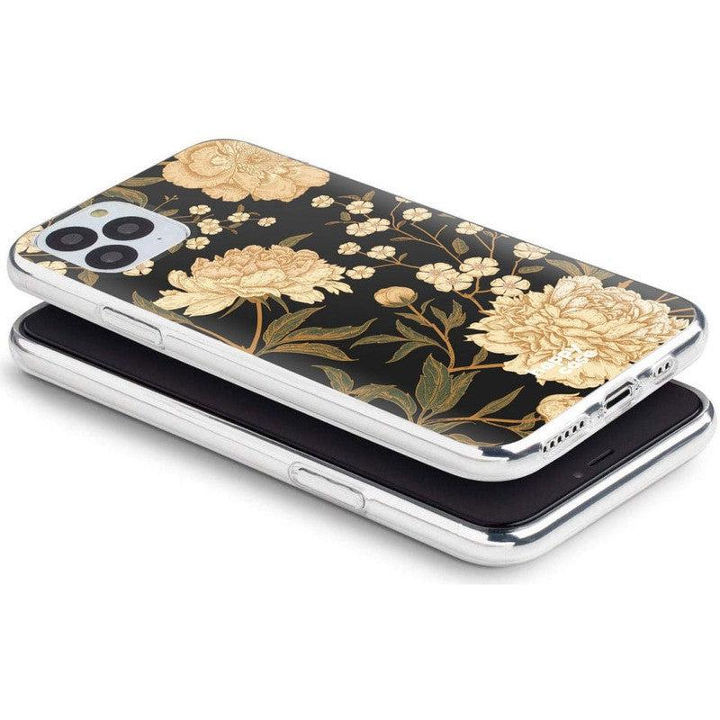 HappyCase iPhone 11 Pro Hoesje Flexibel TPU Gele Rozen Print