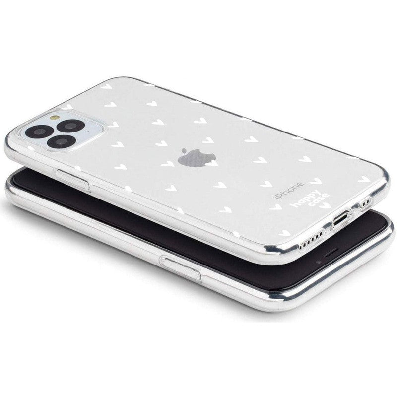 HappyCase iPhone 11 Pro Hoesje Flexibel TPU Hartjes Print