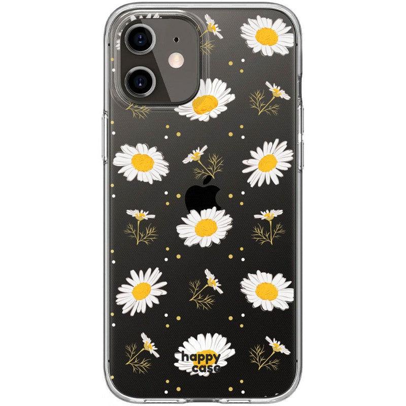 HappyCase iPhone 12 / 12 Pro Hoesje Flexibel TPU Bloemen Print