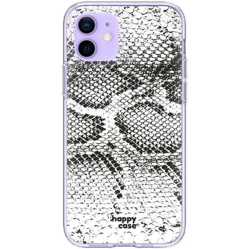 HappyCase iPhone 12 / 12 Pro Hoesje Flexibel TPU Slangen Print