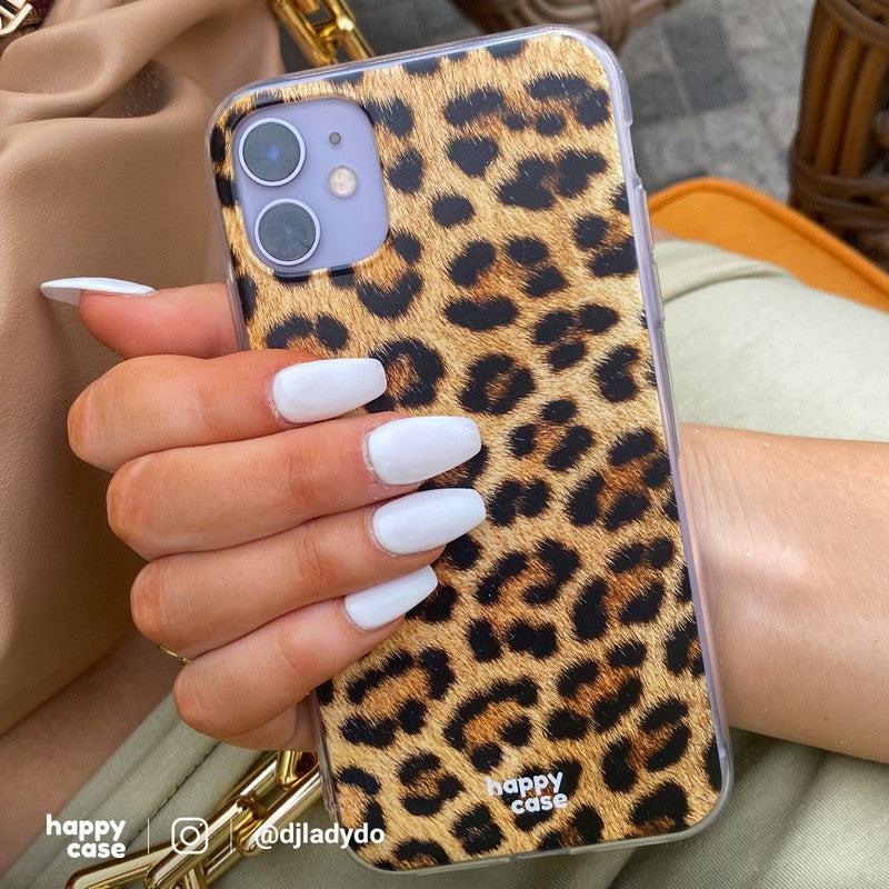 HappyCase iPhone 12 / 12 Pro Hoesje Flexibel TPU Wilde Panter Print