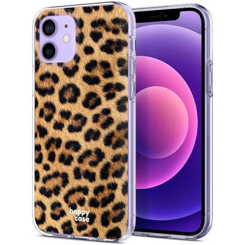 HappyCase iPhone 12 / 12 Pro Hoesje Flexibel TPU Wilde Panter Print