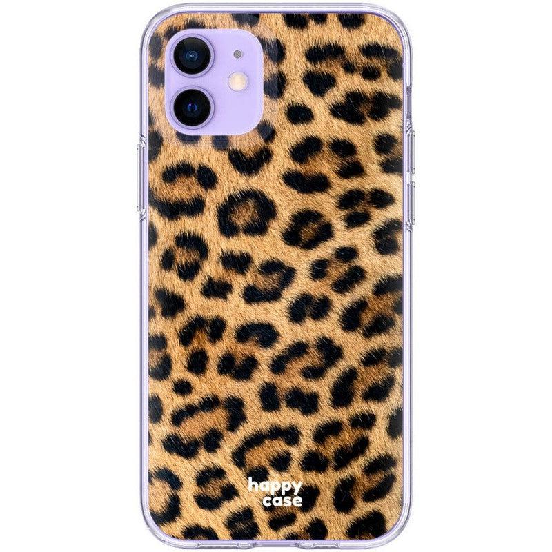 HappyCase iPhone 12 / 12 Pro Hoesje Flexibel TPU Wilde Panter Print