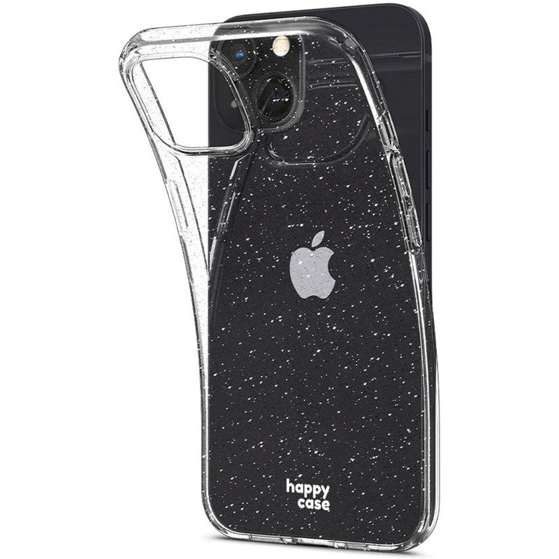 HappyCase iPhone 13 Hoesje Flexibel TPU Glitter Print