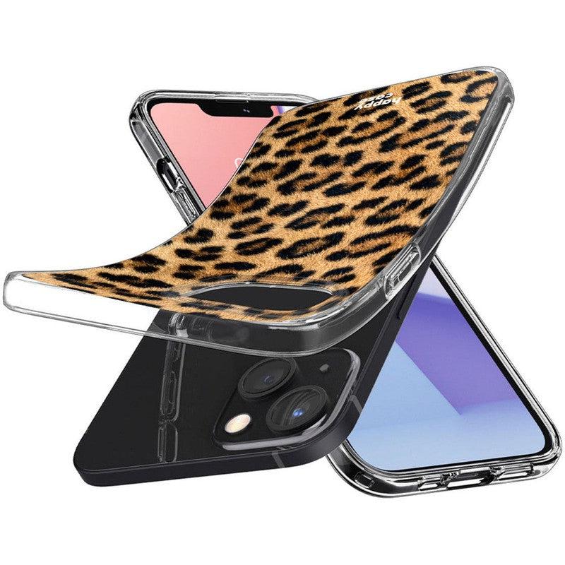 HappyCase iPhone 13 Hoesje Flexibel TPU Wilde Panter Print