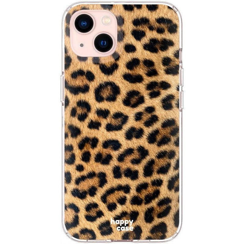 HappyCase iPhone 13 Hoesje Flexibel TPU Wilde Panter Print